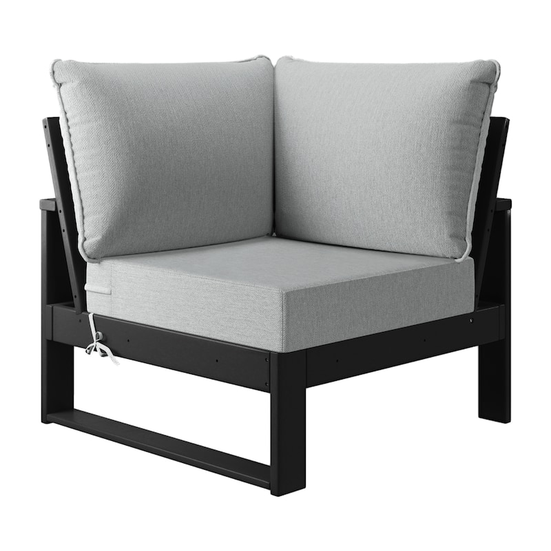 Endless Patio 4-Piece Deep Seating Set with Black Frame