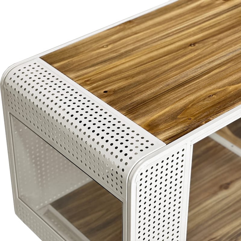 55.12" Spacious Cat House with Tempered Glass