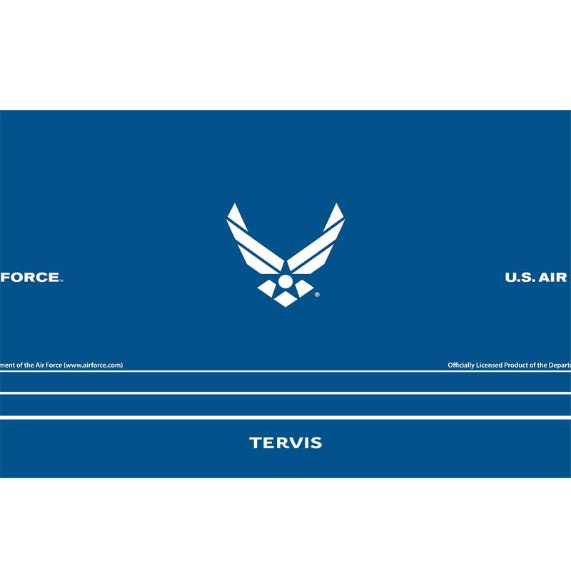 Tervis Traveler Air Force USAF Wings Triple Walled Insulated Travel Tumbler, Stainless Steel