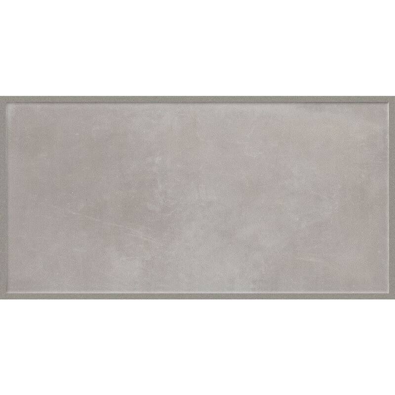 Shaw 491TS Halftone - 4" x 8" Rectangle Floor and Wall Tile - Glossy - Gray Vetiver
