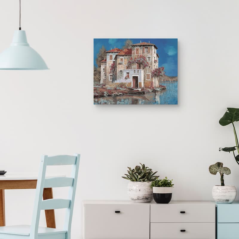Mareblu Light by Guido Borelli Canvas Art Print