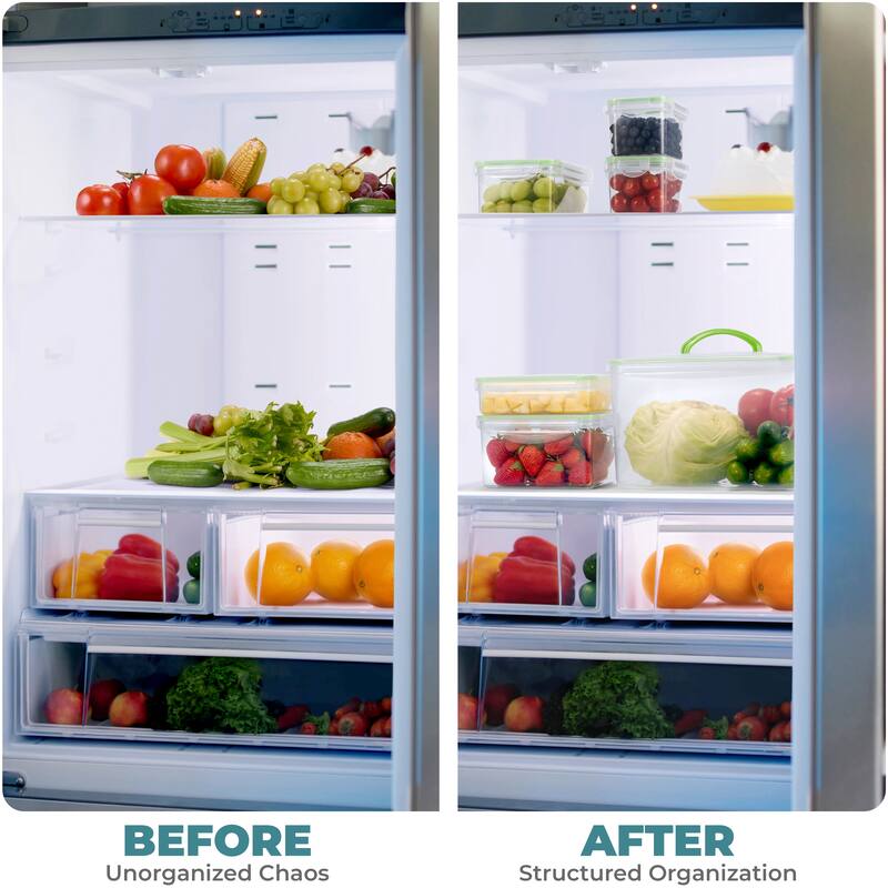 Sorbus Airtight Storage Containers with Snap-On Lids BPA Free Kitchen Pantry Storage Food Organizer - 12 Piece