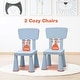 preview thumbnail 30 of 38, Gymax Kids Table & 2 Chairs Set Toddler Activity Play Dining Study - See Details