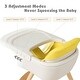 preview thumbnail 32 of 39, Babyjoy 3 in 1 Convertible Wooden High Chair Toddler Feeding Chair - 20.5" x 21.5" x 36"