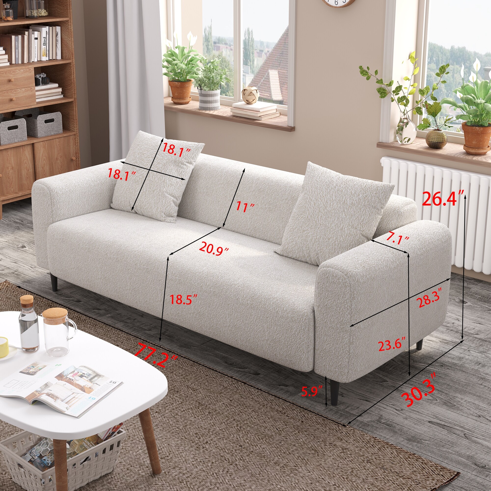 Large 2 seater on sale sofa