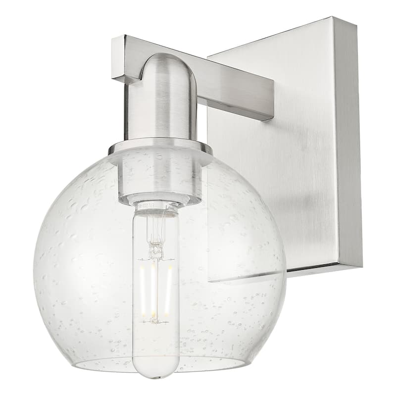 Innovations Lighting 716-1W-10-6 Athens Sconce Athens 10" Tall Wall - Brushed Satin Nickel / Seedy
