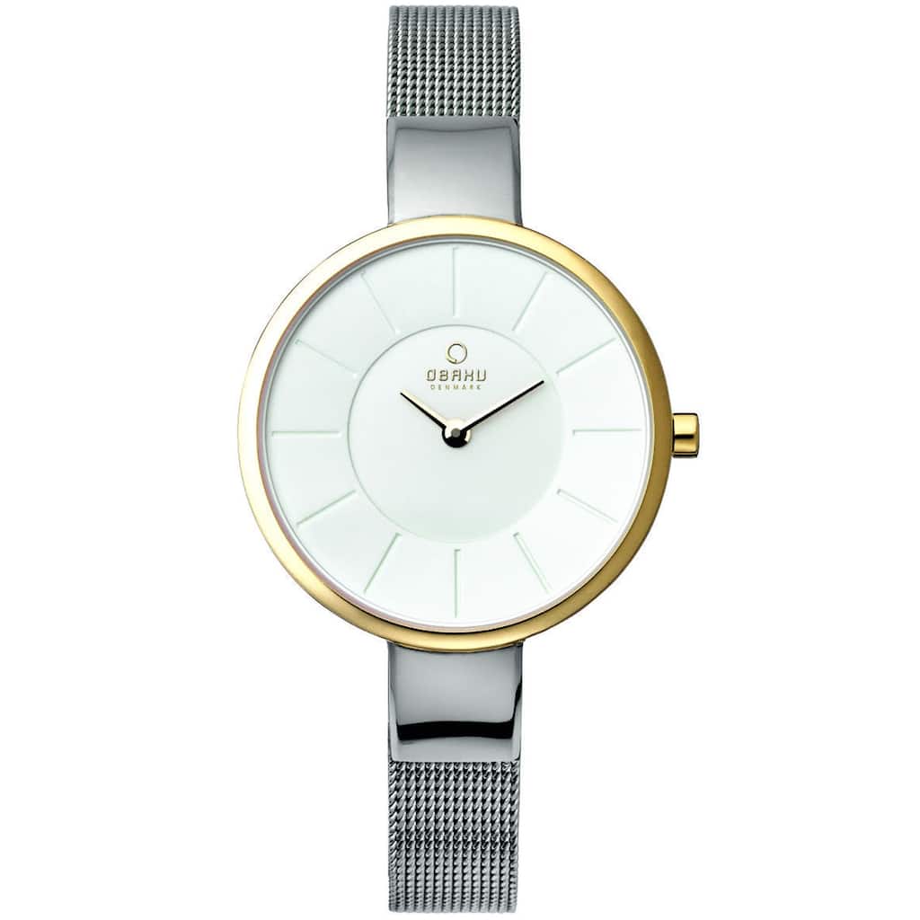 Obaku Women's Classic White Dial Watch - V149LXAIMC2 - 6 (36)