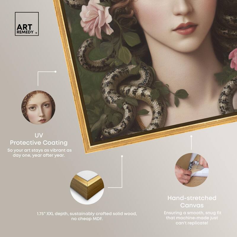 Medusa Canvas by Art Remedy