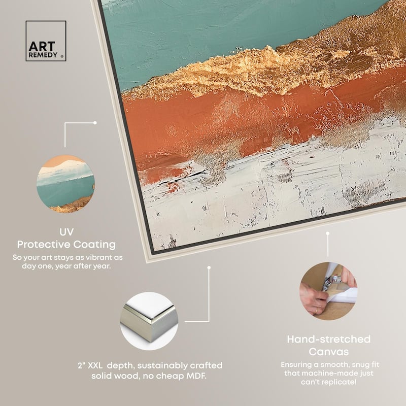 Earthy Glow I Canvas Set of 2 by Art Remedy