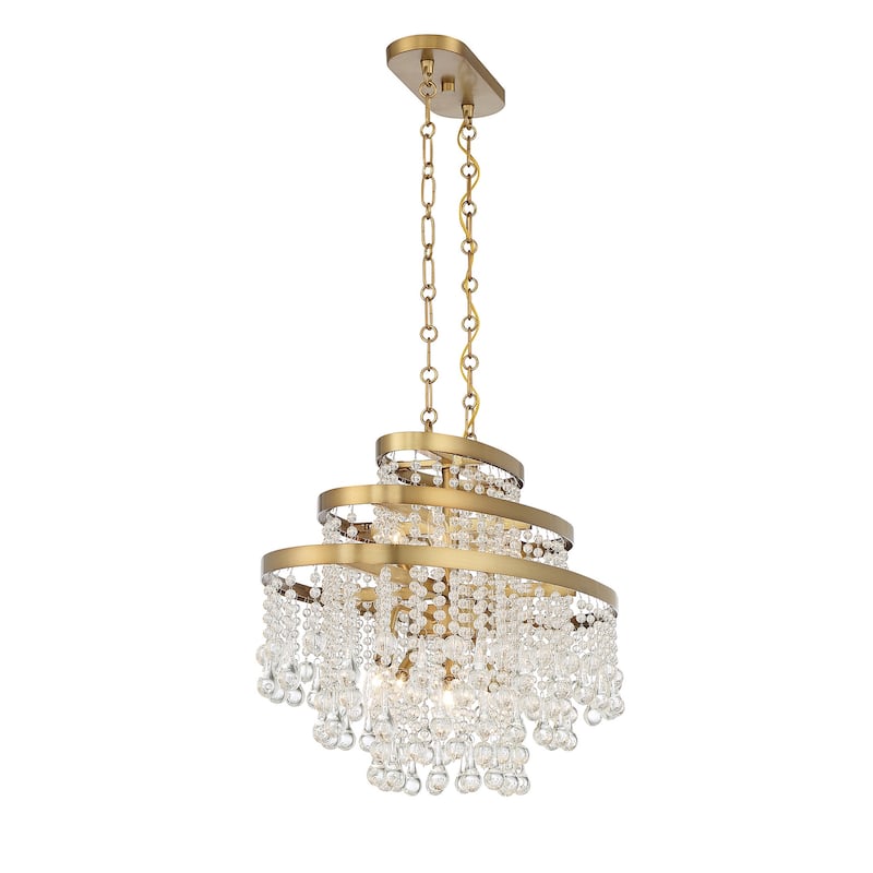 Savoy House 1-1867-10 Luna 10 Light 36" Wide Crystal Chandelier
