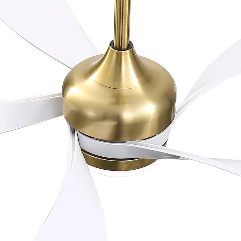 52 Inch Large Ceiling Fan with Light and Remote for Large Living Room Warehouse Outdoor Patio Farmhouse - 52 Inches