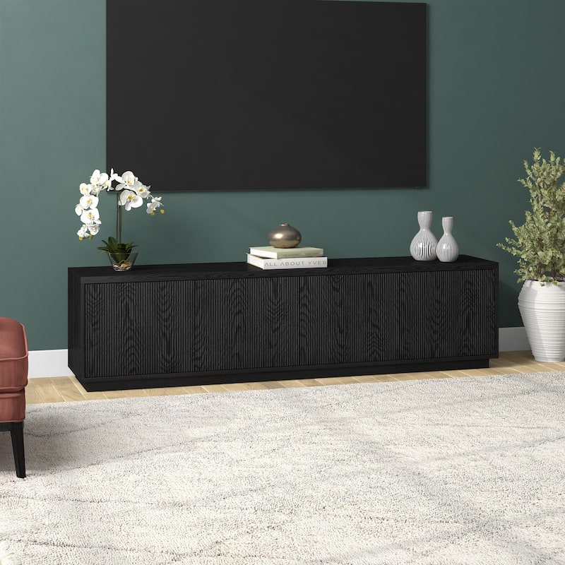 Hanson Rectangular Fluted TV Stand for TV's up to 85"