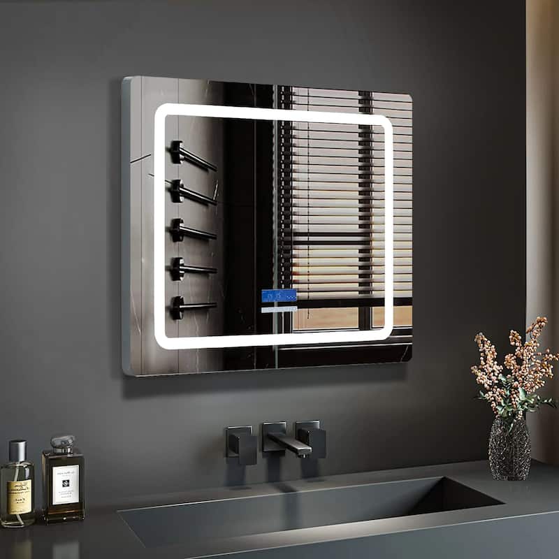 Caldona 48 in. W x 36 in. H LED Bathroom Vanity Mirror