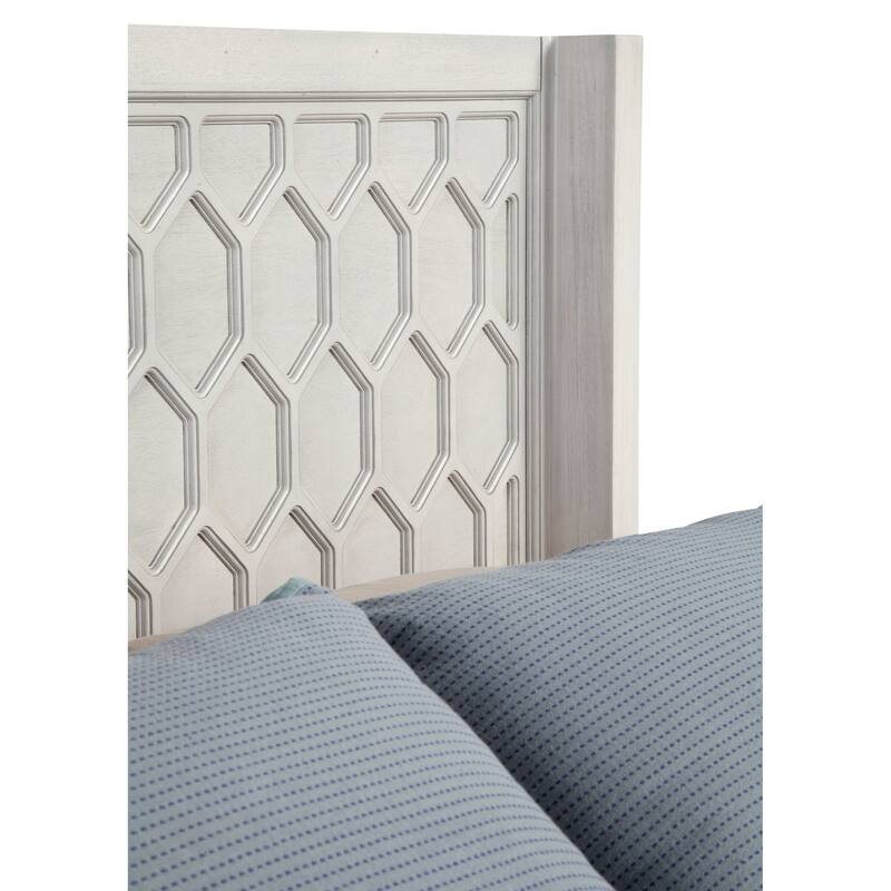 Origins by Alpine Denver Panel Bed, White
