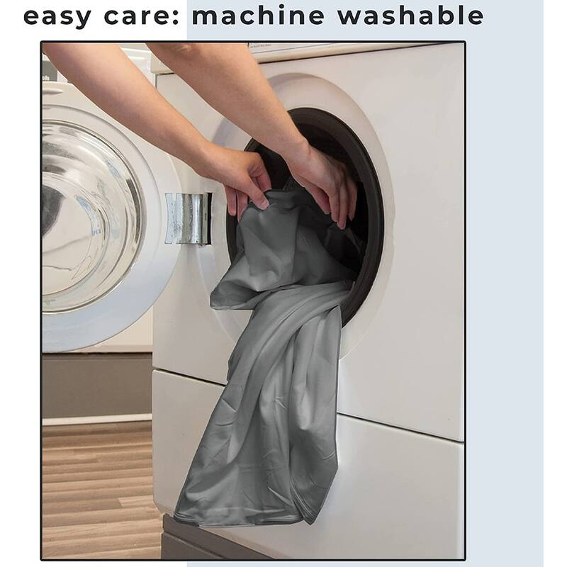 Great Bay Home 2-Pack Sateen Silk Pillowcase