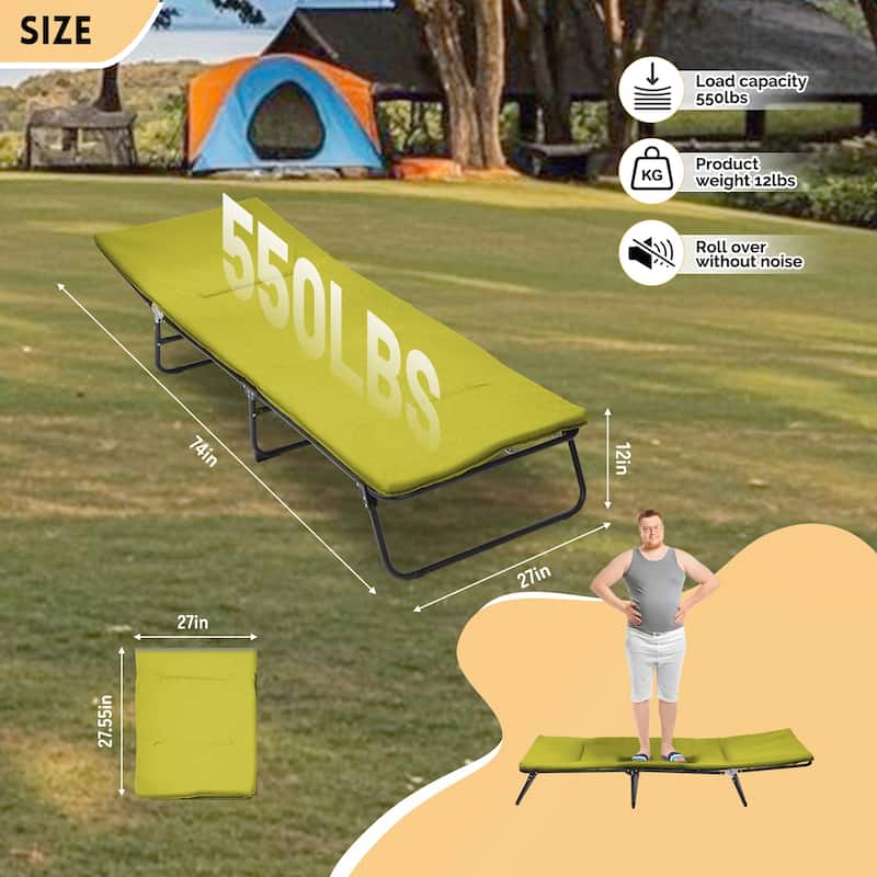 Folding Camping Cot for Adults