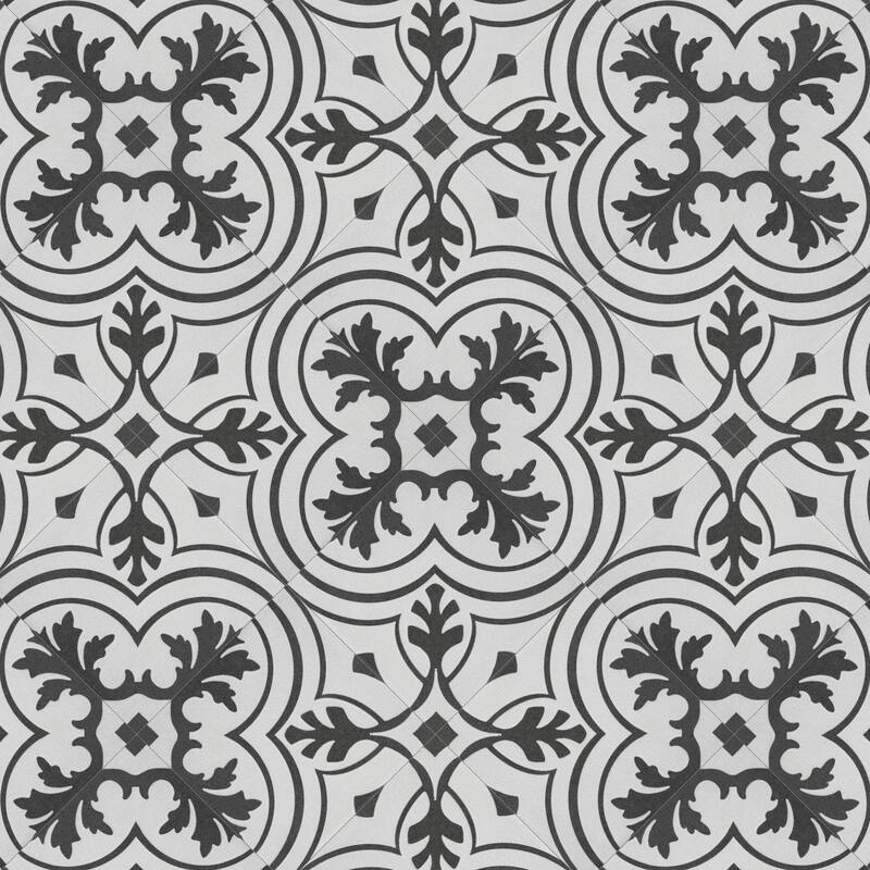 Merola Tile Twenties Mini Vintage 3-7/8" x 3-7/8" Ceramic Floor and Wall Tile