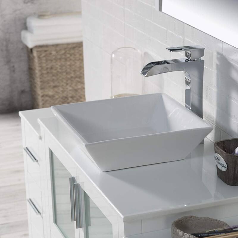 Blossom Sydney 60 Inch Bathroom Vanity with 2 Side Cabinets & Mirrors