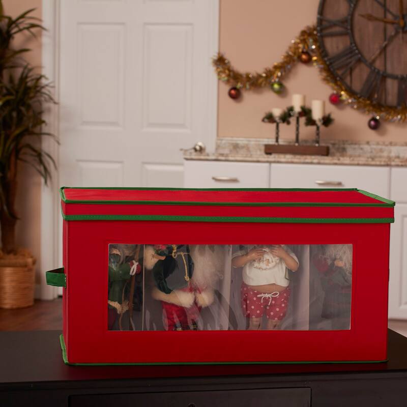 Household Essentials Holiday Figurine Storage Box