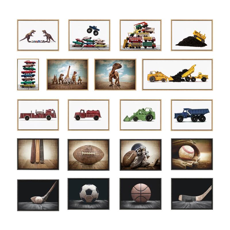 Kate and Laurel Sylvie Car Vertical Canvas by Saint and Sailor Studios