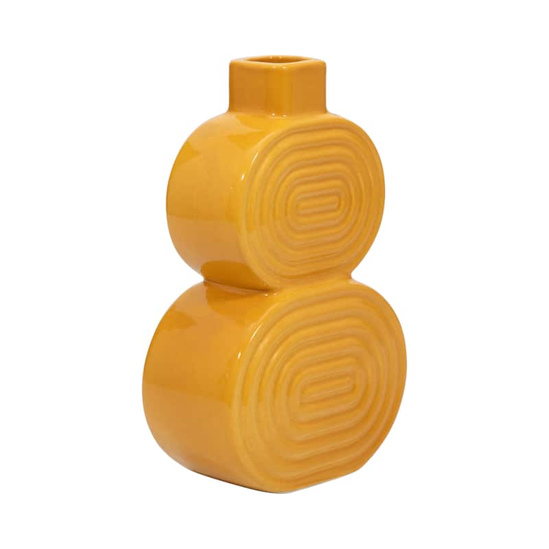 Sagebrook Home Stacked Circle Vase