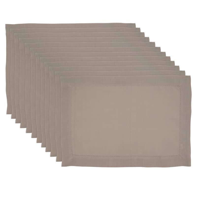 Classic Hemstitch Border Placemat (Set of 12)
