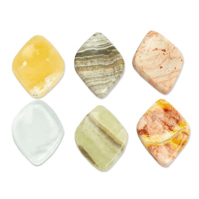 Novica Handmade Relaxing Force Stress-Relieving Stones (Set Of 2)