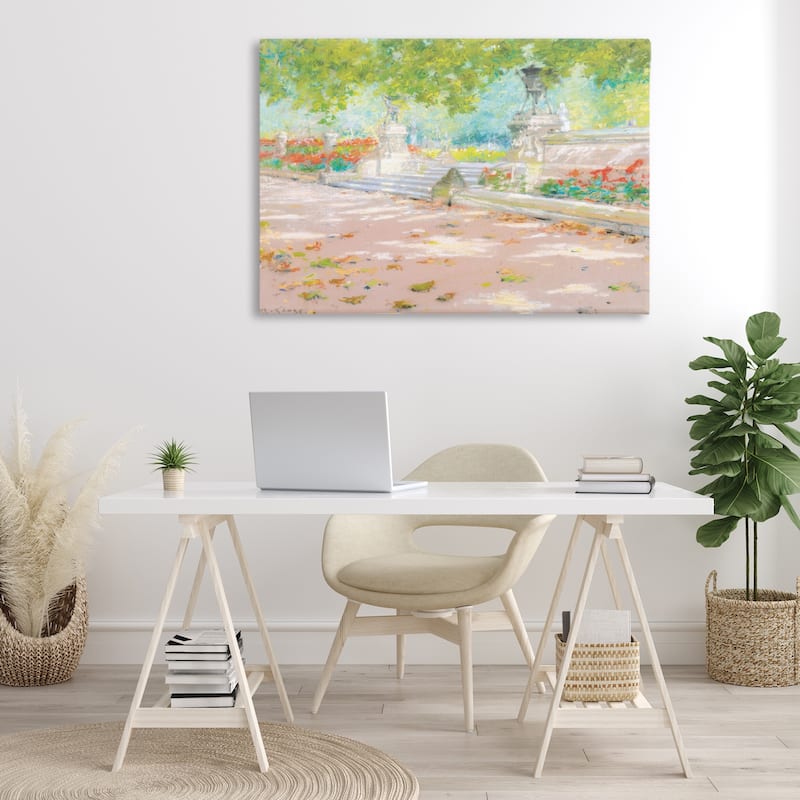 Stupell Summer Sunlight in Park Canvas Wall Art Design By LSR Design Studio