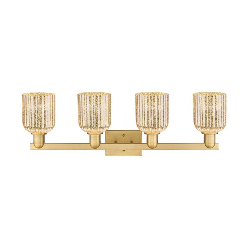 Innovations Lighting Downtown Urban - Bridal Veil - 4 Light 32" Bath Vanity Light