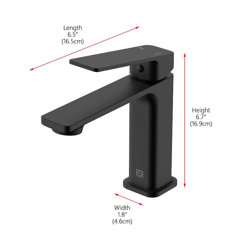 Indigo Home Single Hole Single Handle Bathroom Faucet
