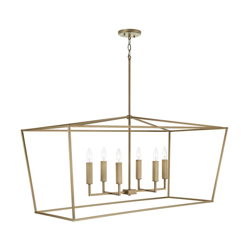 Vincent 8-light Black Iron Hanging Chandelier