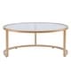 preview thumbnail 4 of 17, SEI Furniture Grant Glam Gold 2-piece Nesting Cocktail Table Set