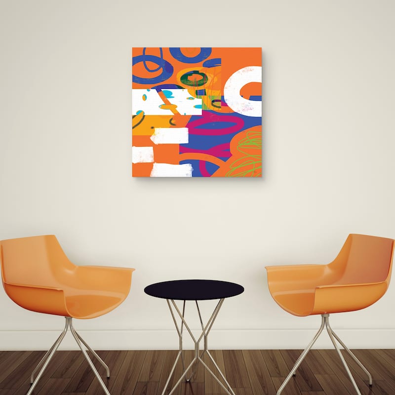 Bright and Bold III by Lisa Ridgers Canvas Art Print