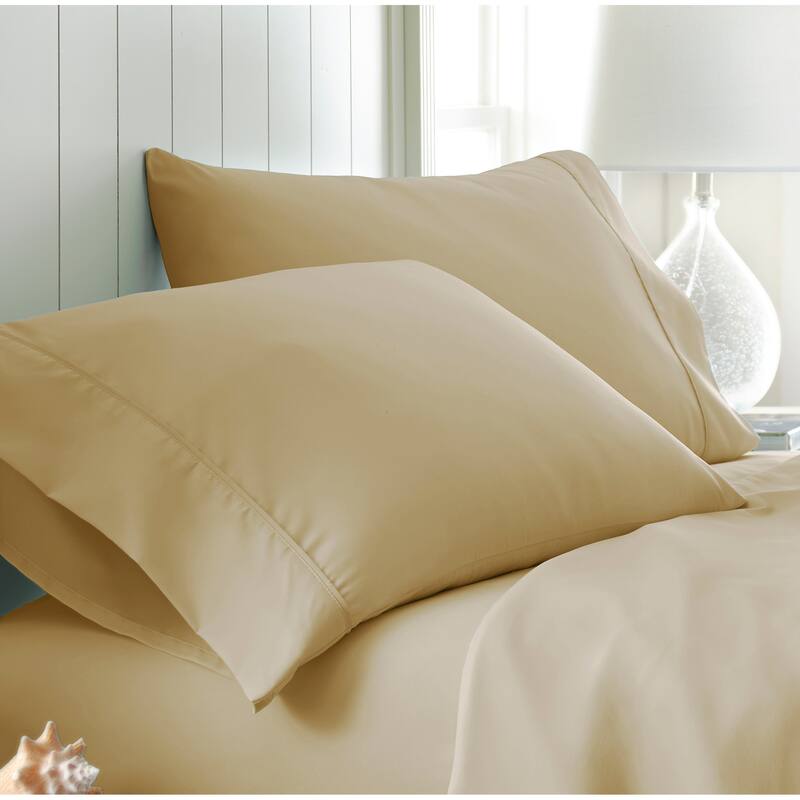 Home Collection Premium Ultra Soft 2-piece Microfiber Pillowcase Set - Standard - Gold