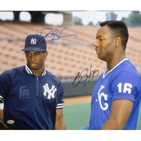 Shop Bo Jackson Deion Sanders Autographed New York Yankess 16x20 Photo Jsa Overstock 13481533