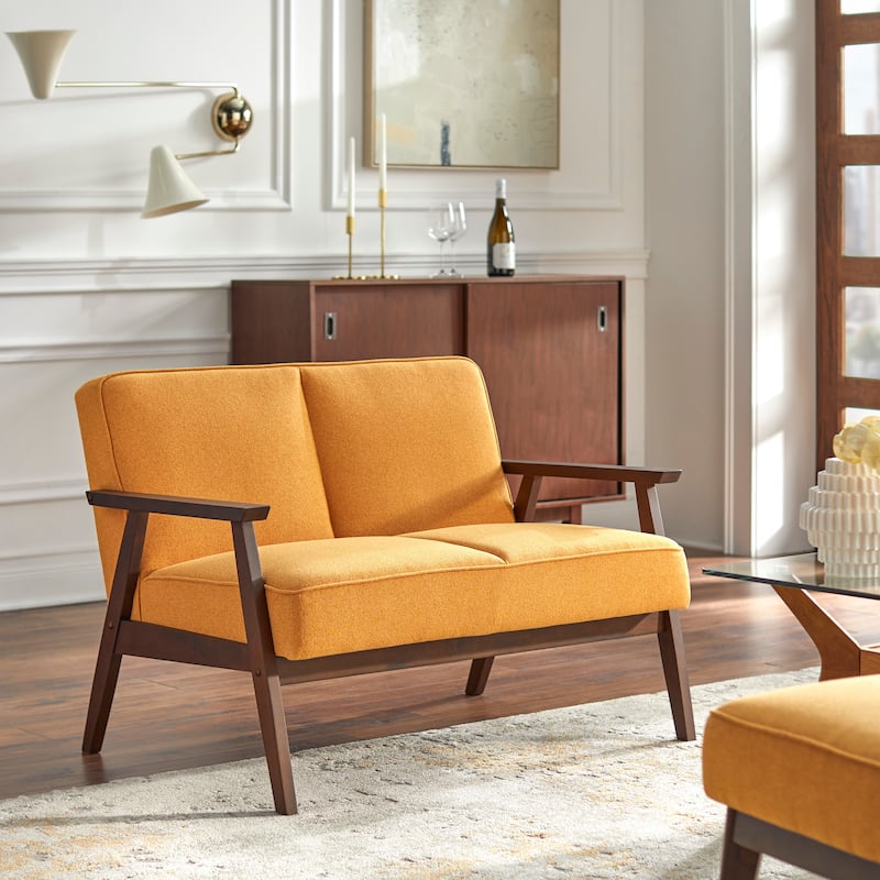 Simple Living Sonia Loveseat - Yellow
