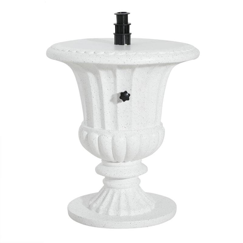 Christopher Knight Home - Adela Modern Outdoor MGO Side Table Umbrella Base with Sand-Filling