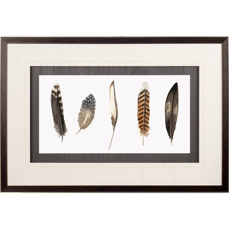 Red Rock Feathers II Framed Art Print