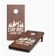 preview thumbnail 1 of 5, Stained Camp More Worry Less Cornhole Game (Choose Wraps or Boards) 2x4 Boards (24" x 48") - Include ALL Accessories