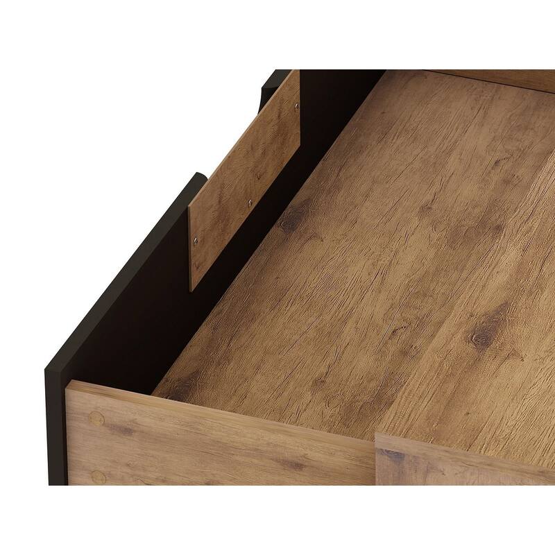 Manhattan Comfort Rockefeller 3-Drawer Dresser (Set of 2)