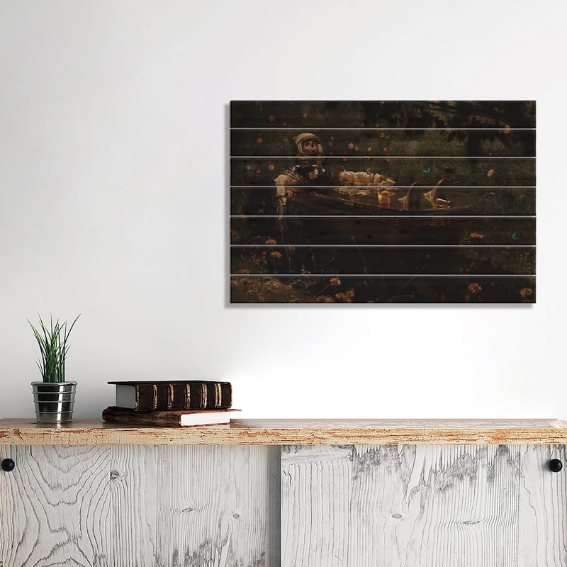 Overflow Print On Wood by Nicebleed - Multi-Color