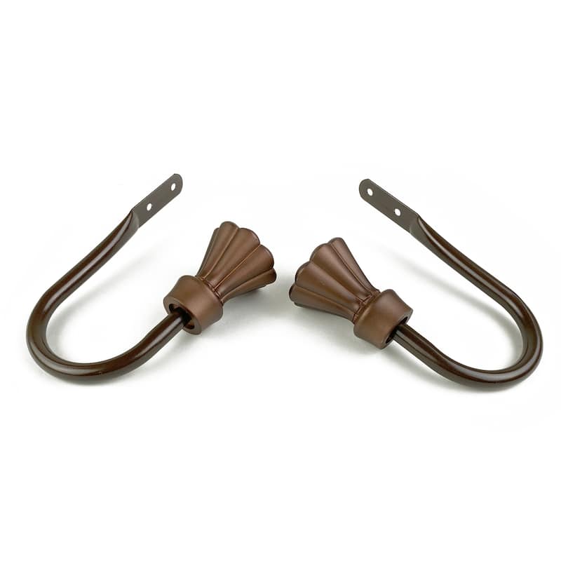 InStyleDesign Drais Curtain Holdback - Cocoa