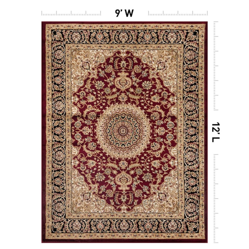 World Rug Gallery Traditional Oriental Medallion Area Rug