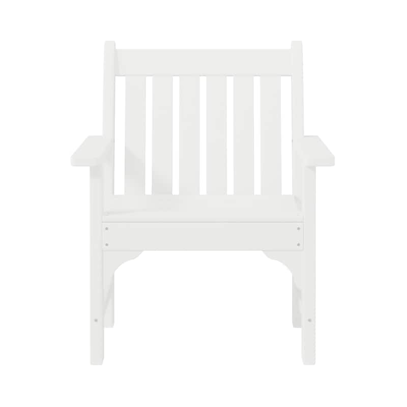 Laguna Outdoor Dining Poly Garden Arm Chair (Set of 2)