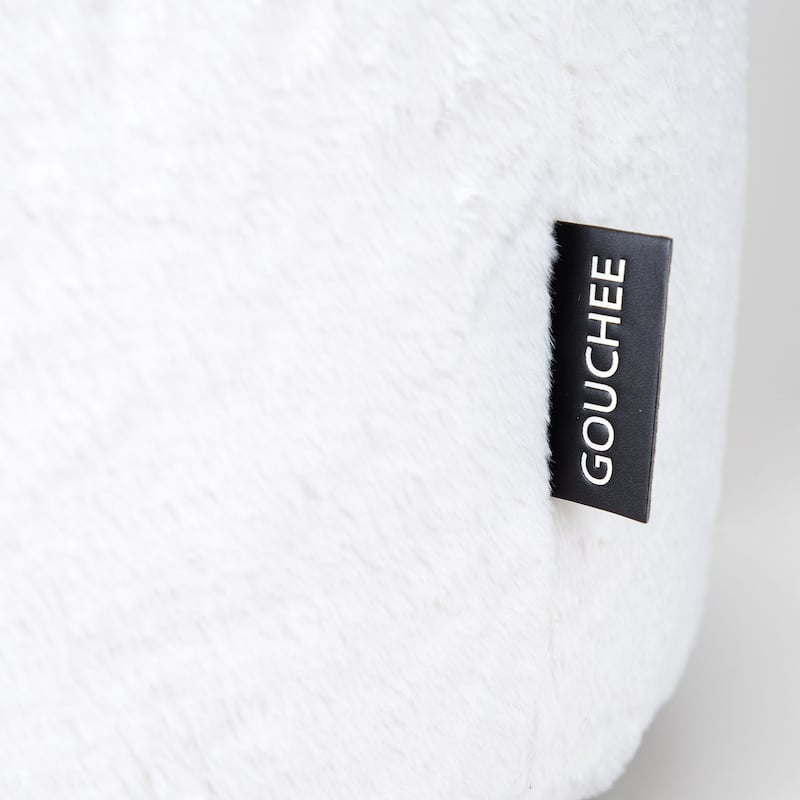 Gouchee Home Agora Faux Fur Bean Bag Chair