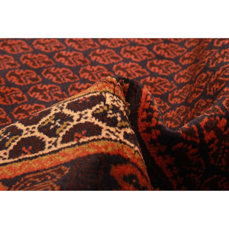 Teimani Burgundy Rug 3'0" x 5'5" - 3'0 x 5'5