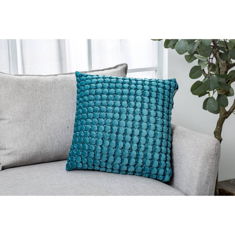 Thalasa Velvet Ruched Pillow