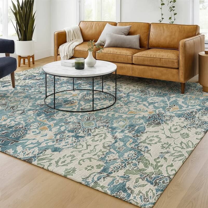 Machine Washable Indoor/ Outdoor Global Avon Chantille Rug