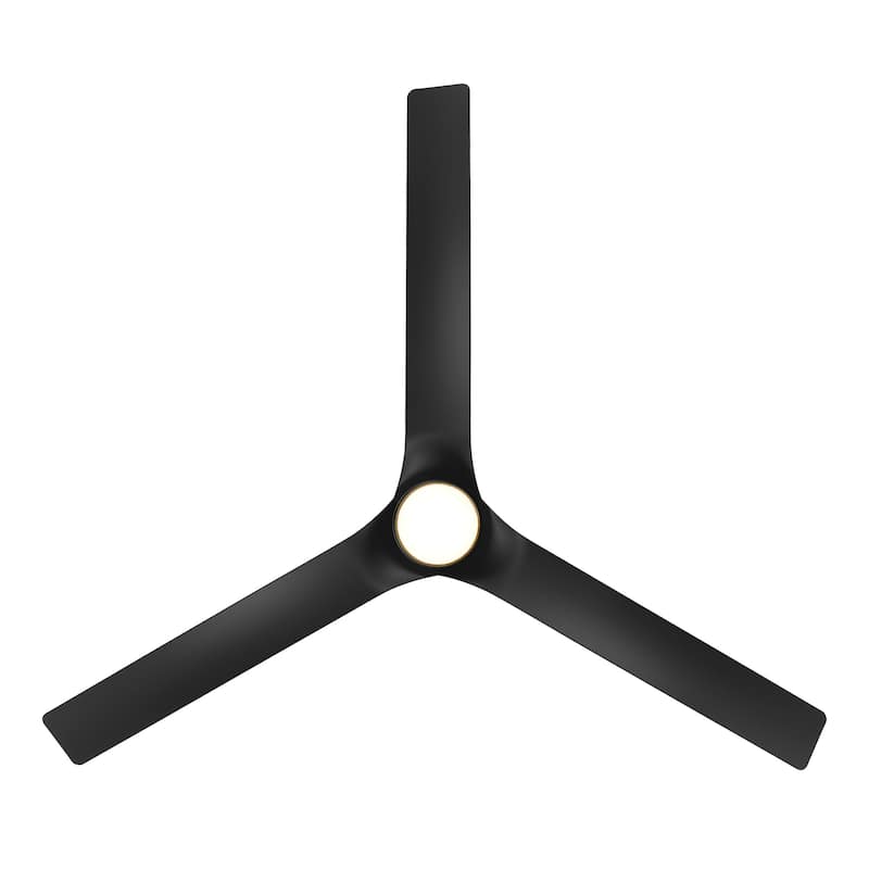 Smooth Indoor or Outdoor 3-Blade 52in Smart Ceiling Fan