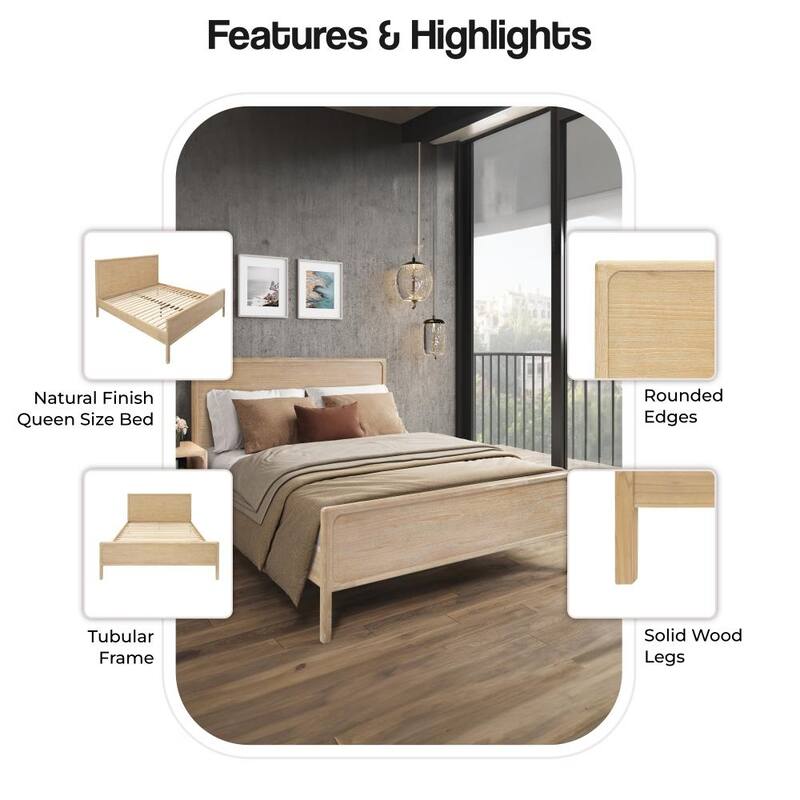 NPD Furniture Hansville Queen / King Bed Set